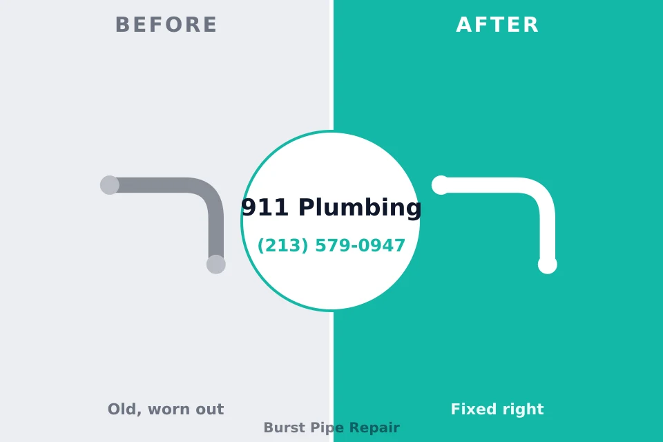 Before and after: plumbing company Columbus, GA